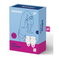 Satisfyer Feel Confident Menstrual Cup Clear