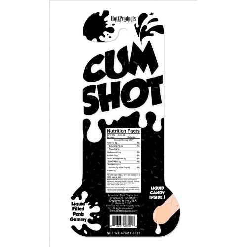 Cum Shots Gummy Pecker Candy