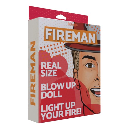 Fun Inflatable Fireman Doll for Adult Parties