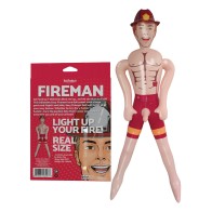 Fun Inflatable Fireman Doll for Adult Parties