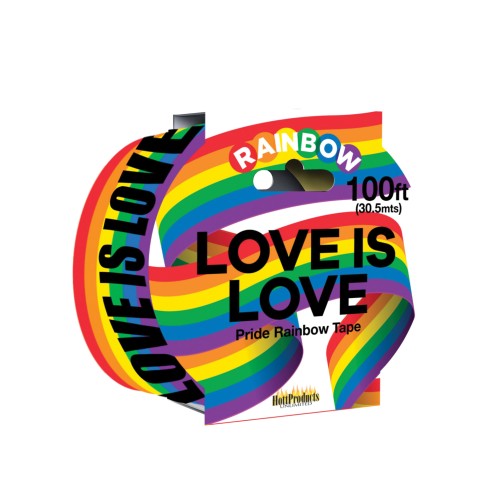 Love Is Love Rainbow Caution Party Tape