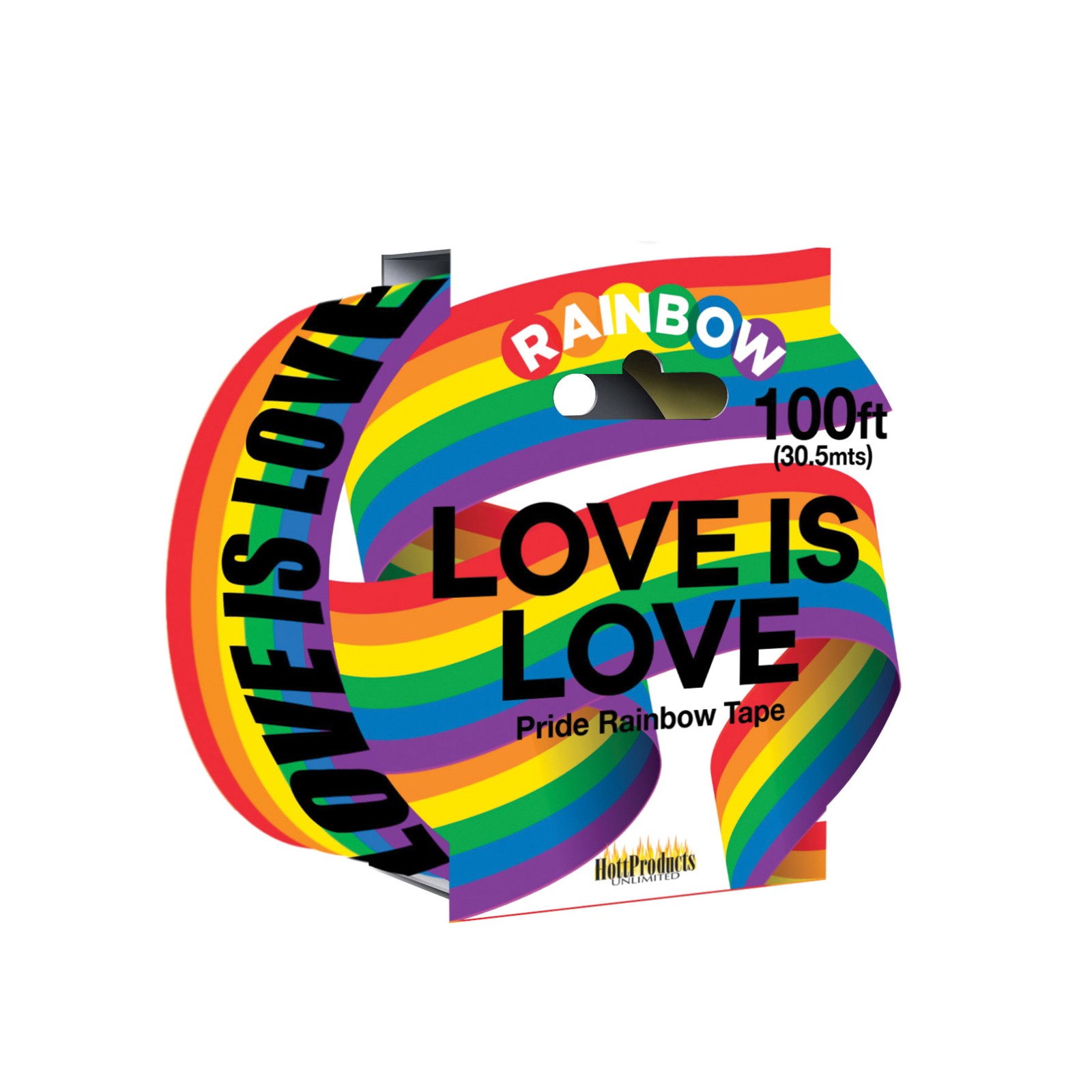 Love Is Love Rainbow Caution Party Tape