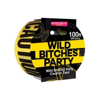 Cinta de Precaución para Fiesta Wild Bitches