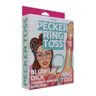 Inflatable Pecker Ring Toss for Party Fun