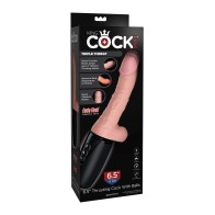 King Cock Plus Dong Vibrante Calentador y Penetrante