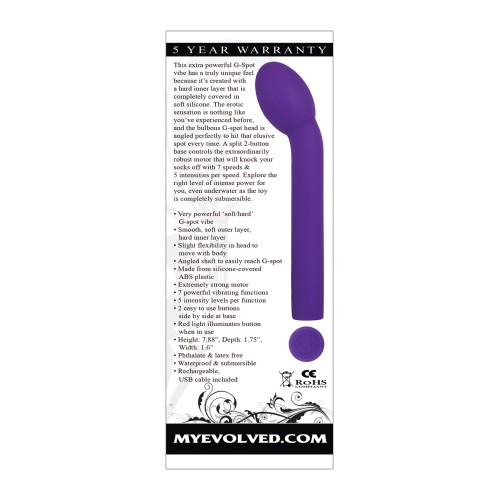 Vibrador G-Spot Evolved Sweet Spot - Púrpura