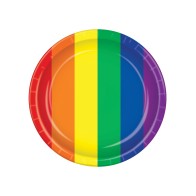 Pride Plates - Rainbow Pack of 8