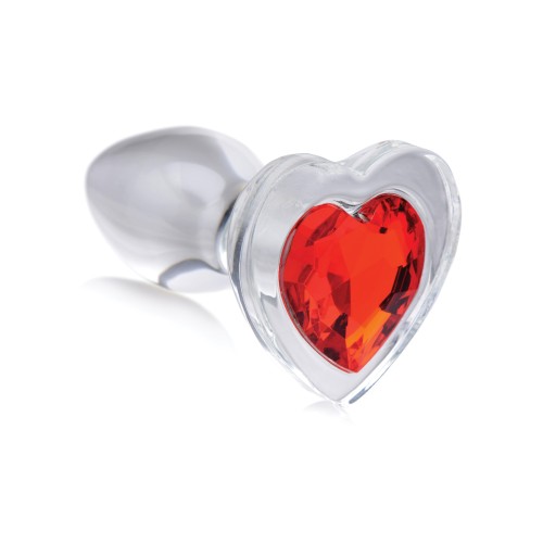 Booty Sparks Heart Gem Glass Plug