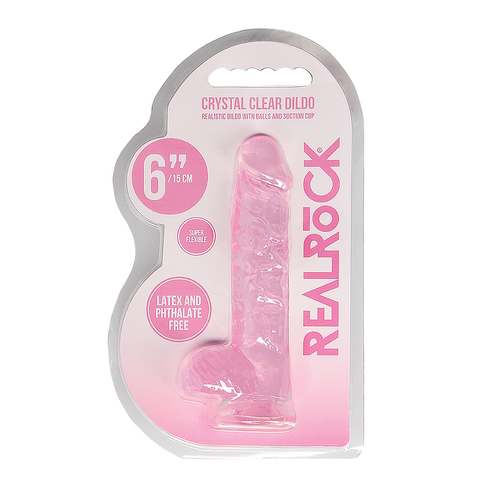 Shots RealRock 6 Inch Dildo with Balls