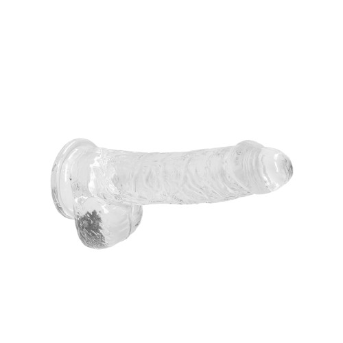 Dildo Transparente Realista de 6 con Testículos