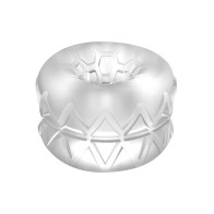 RealRock Crystal Clear Reversible Textured Masturbator