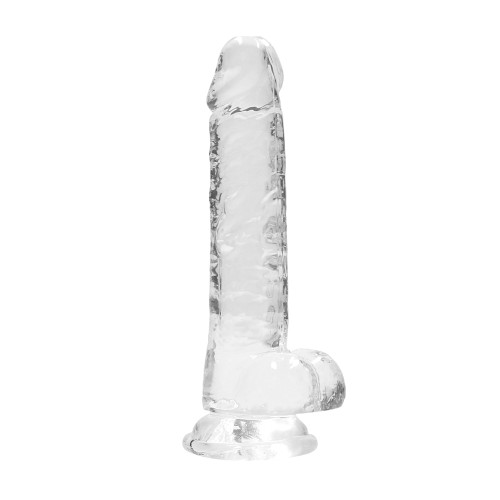 Dildo RealRock Crystal Clear 7" para Satisfacción Total