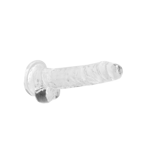 Dildo RealRock Crystal Clear 7" para Satisfacción Total