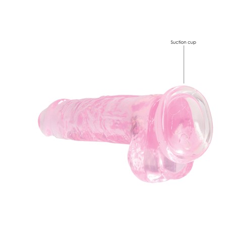 Dildo RealRock Crystal Clear de 8"