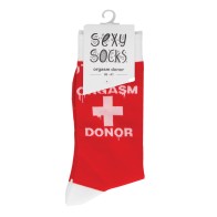 Shots Sexy Socks Orgasm Donor Female