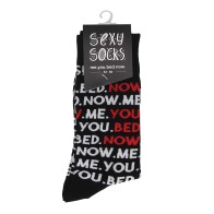 You Me Bed Now Sexy Socks for Men