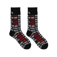 You Me Bed Now Sexy Socks for Men