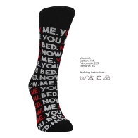 Calcetines Sexys You Me Bed Now para Hombres