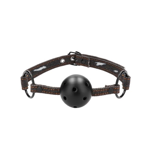 Shots Ouch Breathable Ball Gag for BDSM Play