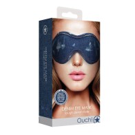 Shots Denim Eye Mask - Blue