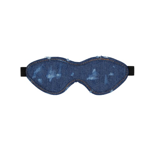 Shots Denim Eye Mask - Blue