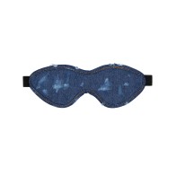 Shots Denim Eye Mask - Blue