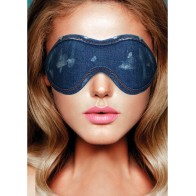 Shots Denim Eye Mask - Blue