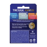 Condón Trojan All the Feels Pack de 3