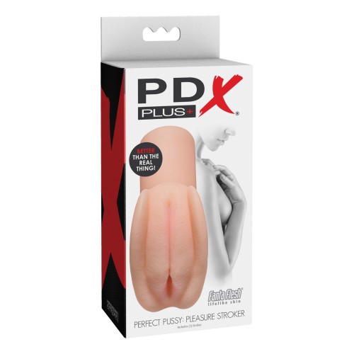 PDX Plus Perfect Pussy Pleasure Stroker - Ivory