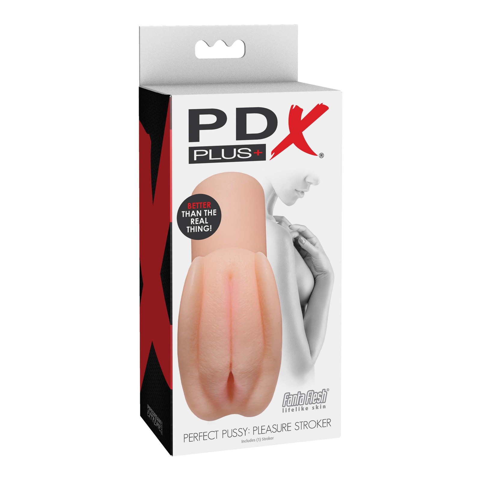 PDX Plus Perfect Pussy Pleasure Stroker - Ivory