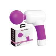 Pretty Love Super Power Fun Gun Massager White/Fuchsia