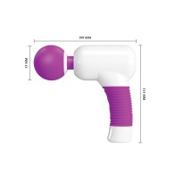 Pretty Love Super Power Fun Gun Massager White/Fuchsia