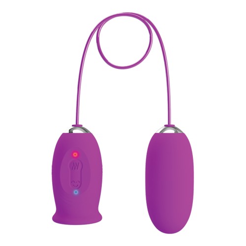 Pretty Love Daisy Vibrating Egg and Licker Fuchsia