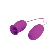 Huevo y Lamedor Vibrador Pretty Love Daisy - Fucsia