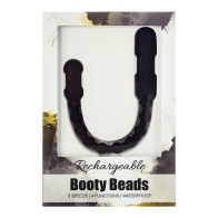 Rechargeable Anal Booty Beads - Black