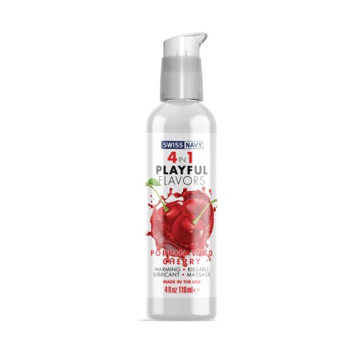 Swiss Navy 4-in-1 Wild Cherry Flavoring Gel