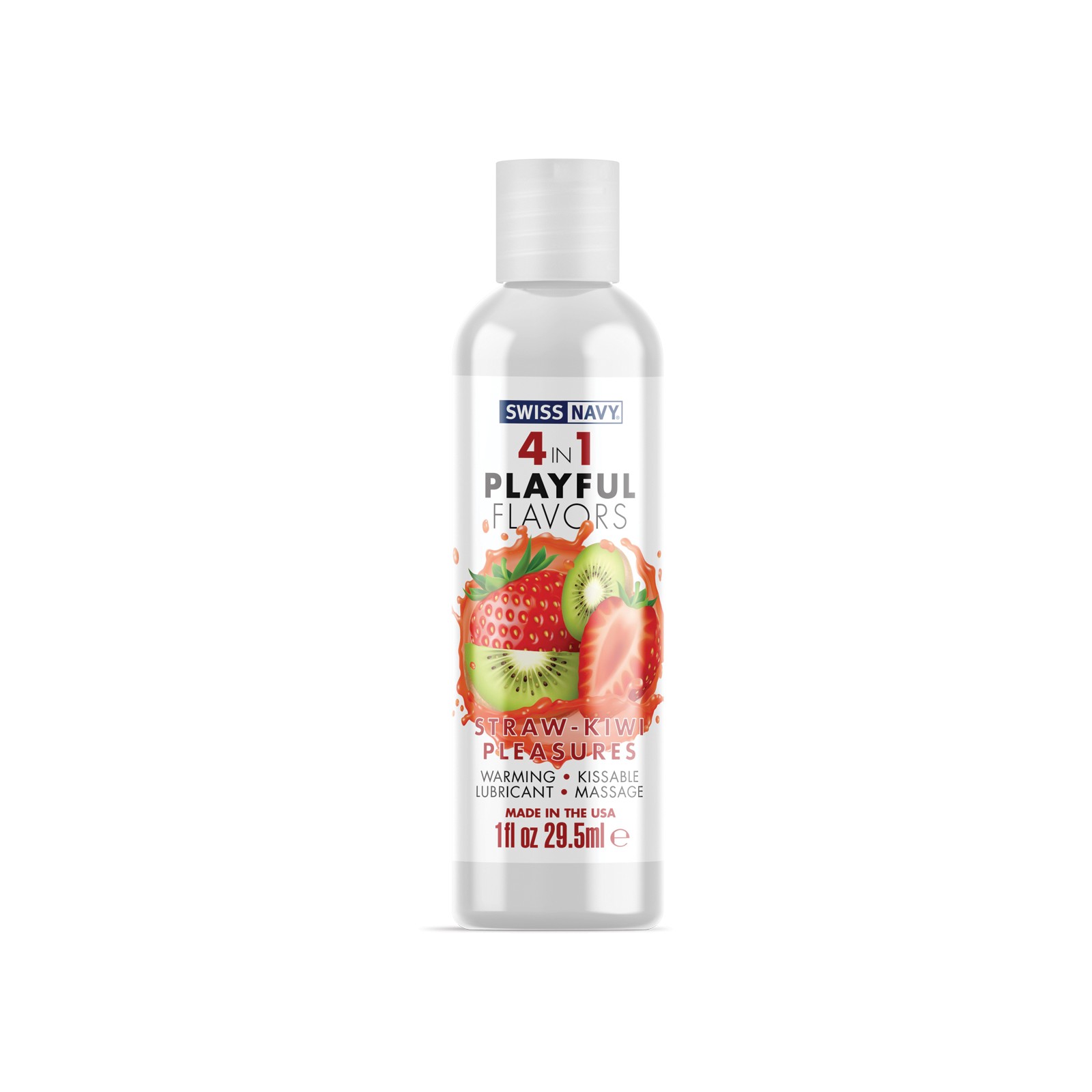 Swiss Navy 4 in 1 Strawberry Kiwi Pleasure - Sensational Flavors