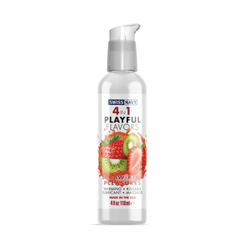 Swiss Navy 4-in-1 Playful Flavors Strawberry Kiwi