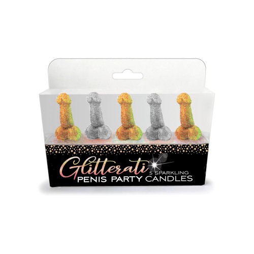 Glitterati Penis Party Candles Set