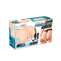 Luvdollz Remote Control Rechargeable Pussy & Ass Ivory