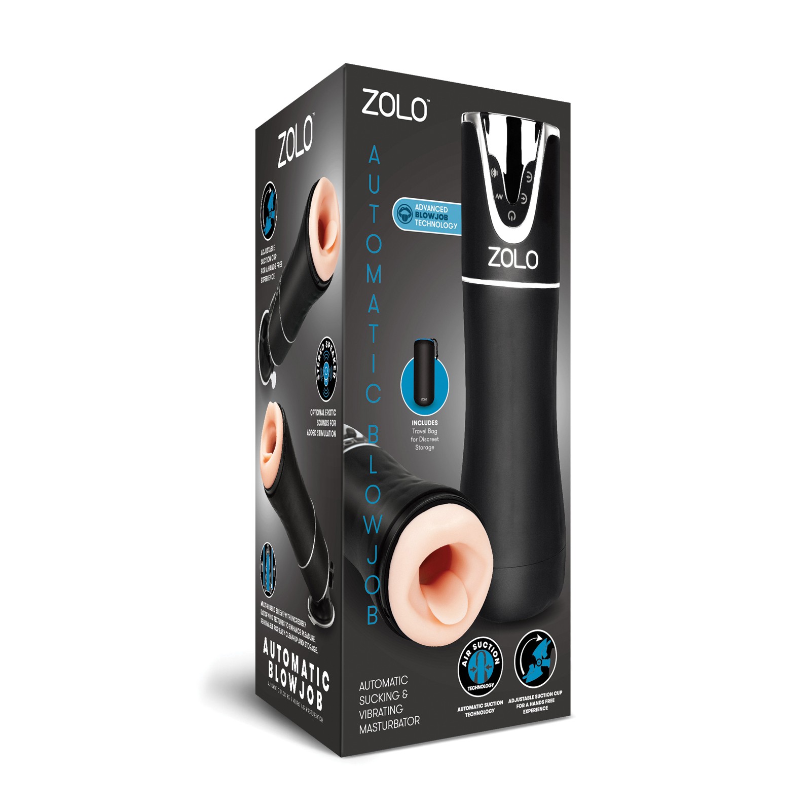 ZOLO Automatic Blowjob Masturbator with Suction