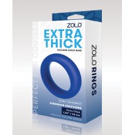 ZOLO Extra Thick Silicone Cock Ring - Blue