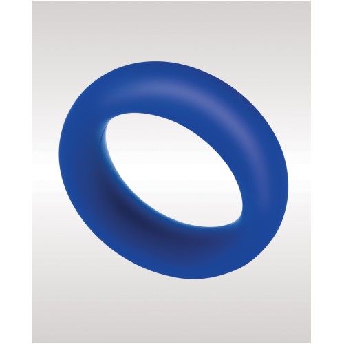 ZOLO Extra Thick Silicone Cock Ring - Blue