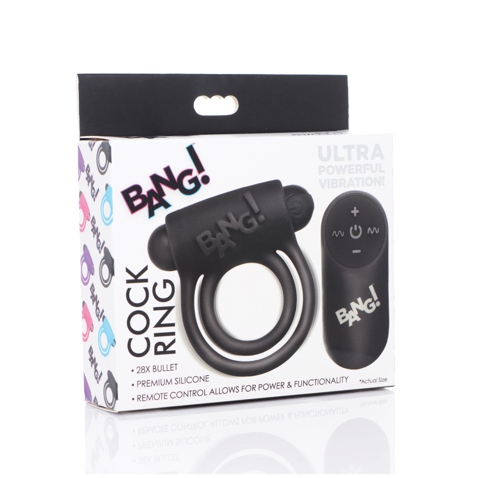 Anillo Vibrador Bang! con Control Remoto