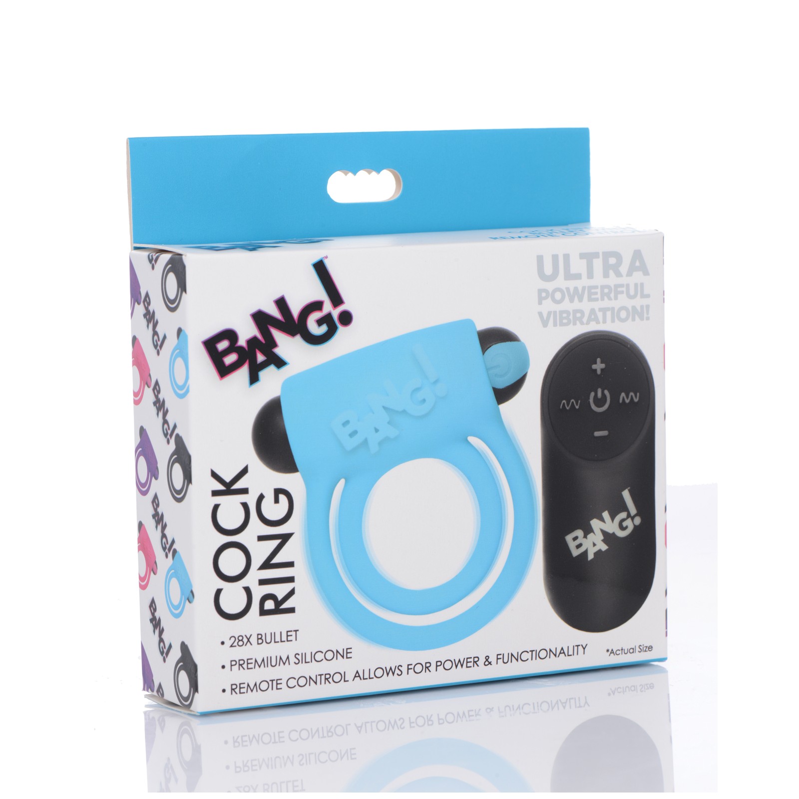 Bang Vibrating Cock Ring and Bullet with Remote