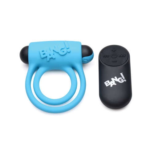 Bang Vibrating Cock Ring and Bullet with Remote