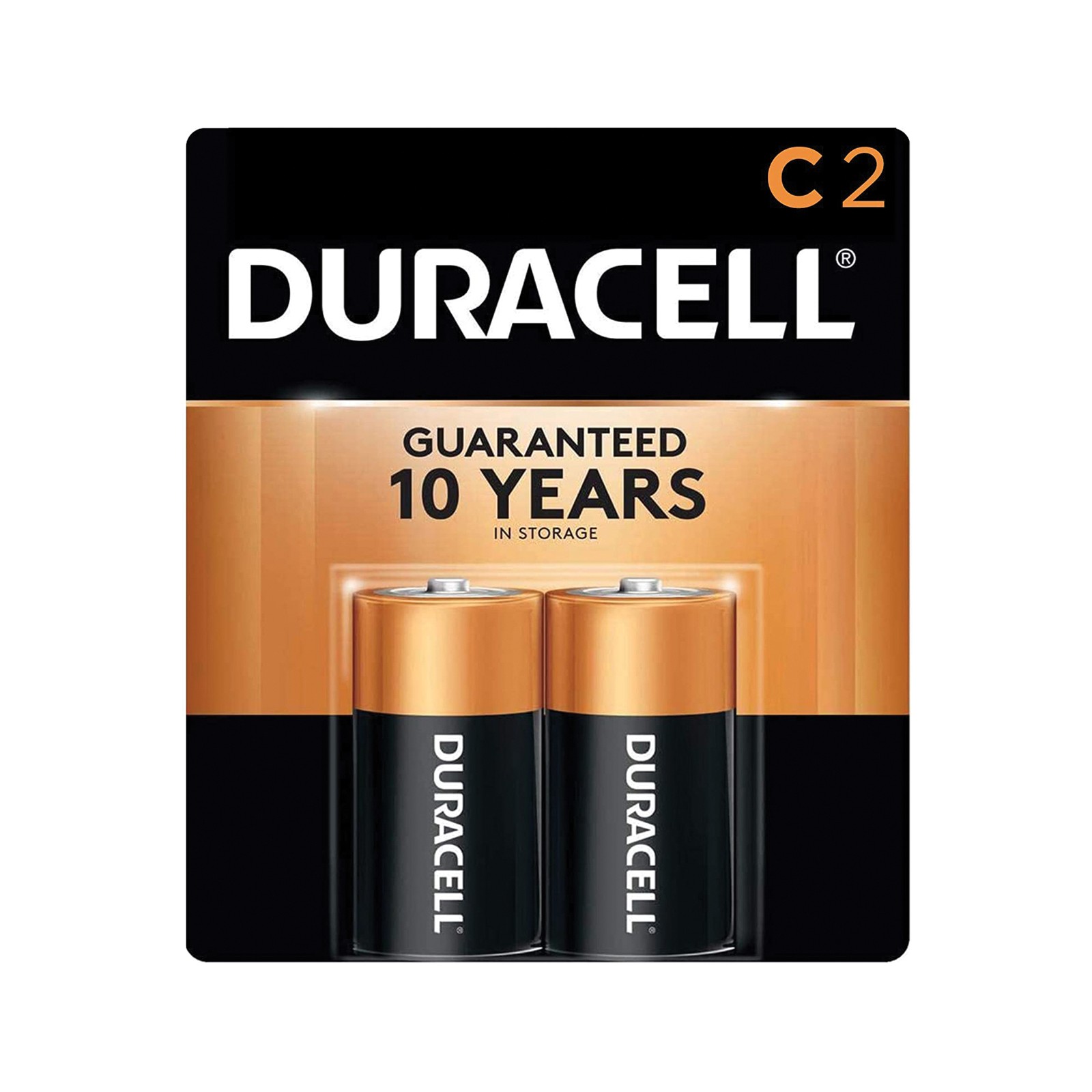 Baterías Alcalinas Duracell C - Paquete de 2