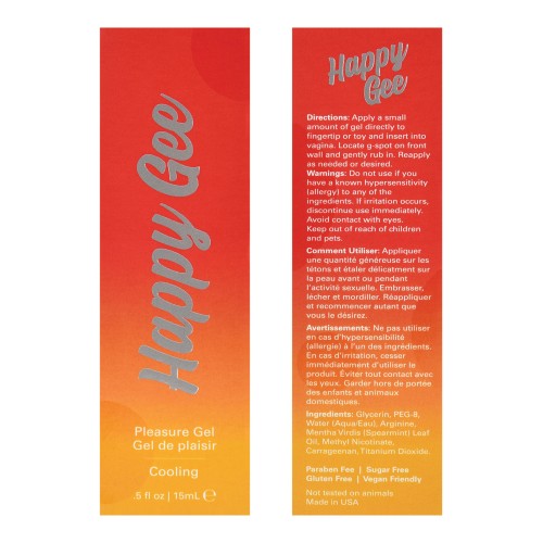 Jelique Happy G-Spot Arousal Gel for Enhanced Pleasure