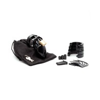 CB 6000S Cock Cage Lock Set Black