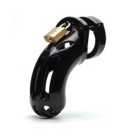 The Curve Cock Cage Lock Set - Black